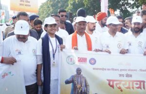 युवाओं के साथ ‘जय भीम पदयात्रा’ में शामिल हुए मुख्यमंत्री साय
