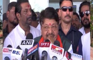 रायपुर : कैलाश विजयवर्गीय बोले- राहुल हिंदी में ठीक से गांधी भी नहीं लिख पाते