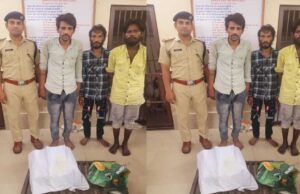 रेल संपत्ति चोरी के दो आरोपी और एक कबाड़ी गिरफ्तार, आरपी(यू)पी एक्ट के तहत मामला दर्ज