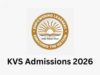 KVS Lottery List 3 Released: admission.kvs.gov.in पर उपलब्ध