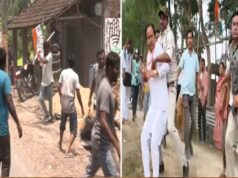 बंगाल वोटिंग में हिंसा: हुमायूं कबीर की कार पर हमला, सुवेंदु सरकार को दौड़ा-दौड़ाकर पीटा