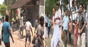 बंगाल वोटिंग में हिंसा: हुमायूं कबीर की कार पर हमला, सुवेंदु सरकार को दौड़ा-दौड़ाकर पीटा