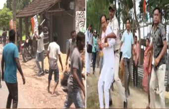 बंगाल वोटिंग में हिंसा: हुमायूं कबीर की कार पर हमला, सुवेंदु सरकार को दौड़ा-दौड़ाकर पीटा