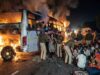 Gwalior में बस में लगी आग, टायर ब्लास्ट के बाद मचा हड़कंप; पुलिस ने रेस्क्यू कर बचाईं 16 जानें