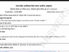 यूपी लेखपाल मुख्य परीक्षा 2026 की प्रोविजनल आंसर-की जारी, 28 मई तक कर सकेंगे चेक