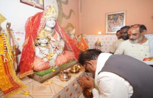 सुशासन तिहार में आस्था का संदेश, Vishnu Deo Sai ने माता कौशल्या मंदिर में किया पूजन
