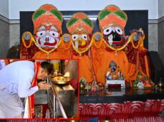 हरिनाम संकीर्तन नामयज्ञ में मुख्यमंत्री साय की सहभागिता, जगन्नाथ मंदिर में पूजा कर की जनकल्याण की प्रार्थना