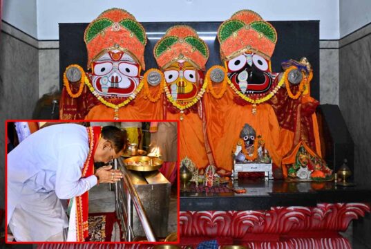 हरिनाम संकीर्तन नामयज्ञ में मुख्यमंत्री साय की सहभागिता, जगन्नाथ मंदिर में पूजा कर की जनकल्याण की प्रार्थना
