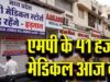 ऑनलाइन मेडिसिन बिक्री के खिलाफ केमिस्टों का बड़ा आंदोलन, मध्यप्रदेश में हजारों मेडिकल स्टोर बंद