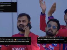 IPL Rules Violation? लखनऊ सुपर जायंट्स के सपोर्ट स्टाफ पर उठे सवाल
