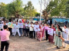 विकास के नाम पर वृक्षों की हत्या बंद हो, प्रदर्शनकारियों ने सरकार और निगम से की कार्रवाई की मांग
