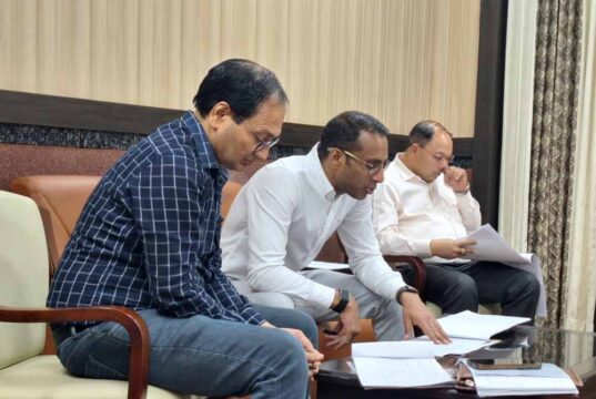 लोक निर्माण विभाग के सचिव ने काम में तेजी लाने के दिए निर्देश
