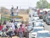 ताले ने बढ़ाई किसानों की नाराजगी, विदिशा में NH-146 पर थमा ट्रैफिक, 3 KM तक लगी कतार