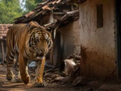 बांधवगढ़ में दहशत: बाघ ने घर में घुसकर महिला पर किया हमला, तीन परिजन भी घायल