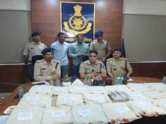 लगभग 20 करोड़ 35 लाख रुपये से अधिक की ब्राउन शुगर एवं अन्य संपत्ति जब्त