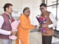 वित्तमंत्री ओपी चौधरी के स्वागत में उमड़ा जनसमूह, आत्मीय अभिनंदन किया गया