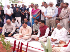 छत्तीसगढ़ में औद्योगिक विकास को बढ़ावा, मंत्रियों ने गारमेंट यूनिट की रखी आधारशिला