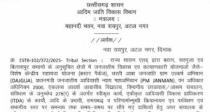 आदिम जाति कल्याण विभाग में बदलाव, तीन अधिकारियों को नई जिम्मेदारी; 15 जून तक कार्यभार संभालने के आदेश
