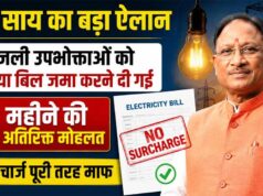 बिजली बिल बकायेदारों के लिए बड़ी राहत, CM साय ने बढ़ाई भुगतान की अवधि, सरचार्ज भी किया माफ