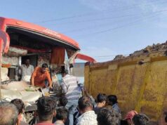 शराबी ड्राइवर की लापरवाही पड़ी भारी, इंदौर-उज्जैन रोड पर बस पलटी, 20 यात्री हुए घायल