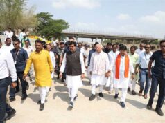मुख्यमंत्री डॉ. यादव और केंद्रीय मंत्री मनोहर लाल ने शनि मंदिर त्रिवेणी क्षेत्र में किया पौध-रोपण