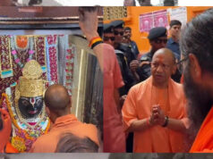 चित्रकूट में आध्यात्मिक रंग में दिखे CM योगी, कामदगिरि परिक्रमा और हनुमान मंदिर दर्शन के दौरान हुआ भव्य स्वागत