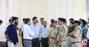 कार्यक्रम की तैयारियां अंतिम चरण में, संभाग आयुक्त शर्मा व आईजी मती वर्धन ने व्यवस्थाएं परखी