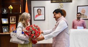 मुख्यमंत्री डॉ. यादव से जर्मनी के केएफडब्ल्यू डेवलपमेंट बैंक की सीईओ सु लाईबेक ने की सौजन्य भेंट