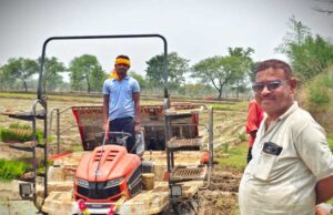 आधुनिक खेती बनी किसानों की ताकत, भरदाकला में तेज और गुणवत्तापूर्ण धान रोपाई