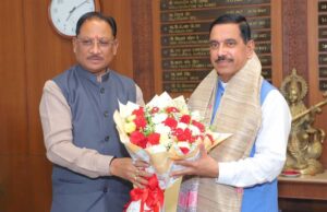 5 लाख मीट्रिक टन चावल के शीघ्र उठाव की पहल, मुख्यमंत्री विष्णुदेव साय ने केंद्रीय मंत्री से पर्याप्त रेलवे रैक उपलब्ध कराने का किया आग्रह