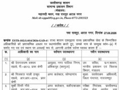 CGPSC को मिले नए परीक्षा नियंत्रक, राज्य प्रशासनिक सेवा के 6 अधिकारियों का ट्रांसफर