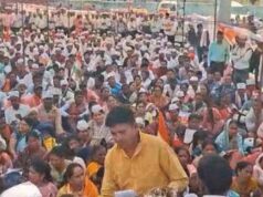 भोपाल में उमड़ा बिजली आउटसोर्स कर्मचारियों का हुजूम, संविदा दर्जा और 50 लाख के बीमे पर अड़े