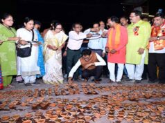 रायगढ़ में दिखा आस्था और सेवा का अद्भुत नजारा, ‘आशीर्वाद का दीया’ अभियान में जले 40 हजार से अधिक दीप