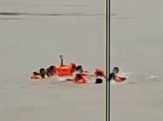 जबलपुर में होमगार्ड्स की मोटरबोट डूबी, इंजन फेल होने से मचा हड़कंप; नाविकों ने 8 जवानों को बचाया