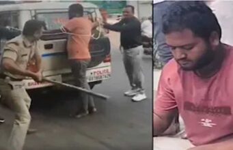 हत्या के आरोपी फैजल पर पुलिस का कहर, क्राइम सीन रिक्रिएशन के दौरान लाठियों से पीटा