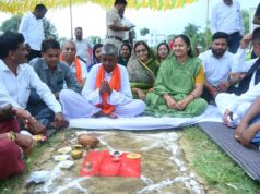 समय-सीमा और गुणवत्ता का विशेष ध्यान रखें: भैयाथान में सड़क निर्माण कार्यों के शुभारंभ पर अधिकारियों को निर्देश।