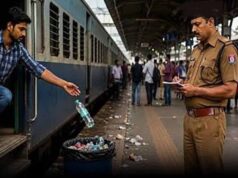 रेलवे स्टेशन पर थूकने-कचरा फैलाने पर कार्रवाई, अब भरना होगा 1000 रुपये जुर्माना