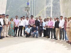 सलाल जलविद्युत परियोजना पहुंचा पत्रकार दल, 690 मेगावाट क्षमता वाले प्रोजेक्ट का लिया जायजा