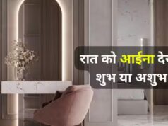 रात को सोने से पहले आईना देखना शुभ या अशुभ? वास्तु के अनुसार जानें बेडरूम में शीशा रखने के नियम