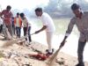 छत्तीसगढ़ में जनभागीदारी से स्वच्छता की पहल, रामपुर आश्रम में नदी घाट और जलकुंड की सफाई