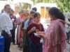 Bilaspur SET Exam में कलावा काटने पर विवाद, परीक्षा केंद्र पर मचा बवाल