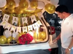 बीच सड़क पर पटाखे फोड़कर मनाया जन्मदिन, CG के नायब तहसीलदार का वीडियो चर्चा में