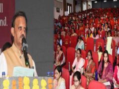 ‘नर्सिंग डिजिटलिया’ पुस्तिका एवं ‘गर्भ संस्कार-नर्सेस प्रशिक्षण’ बुकलेट का किया विमोचन